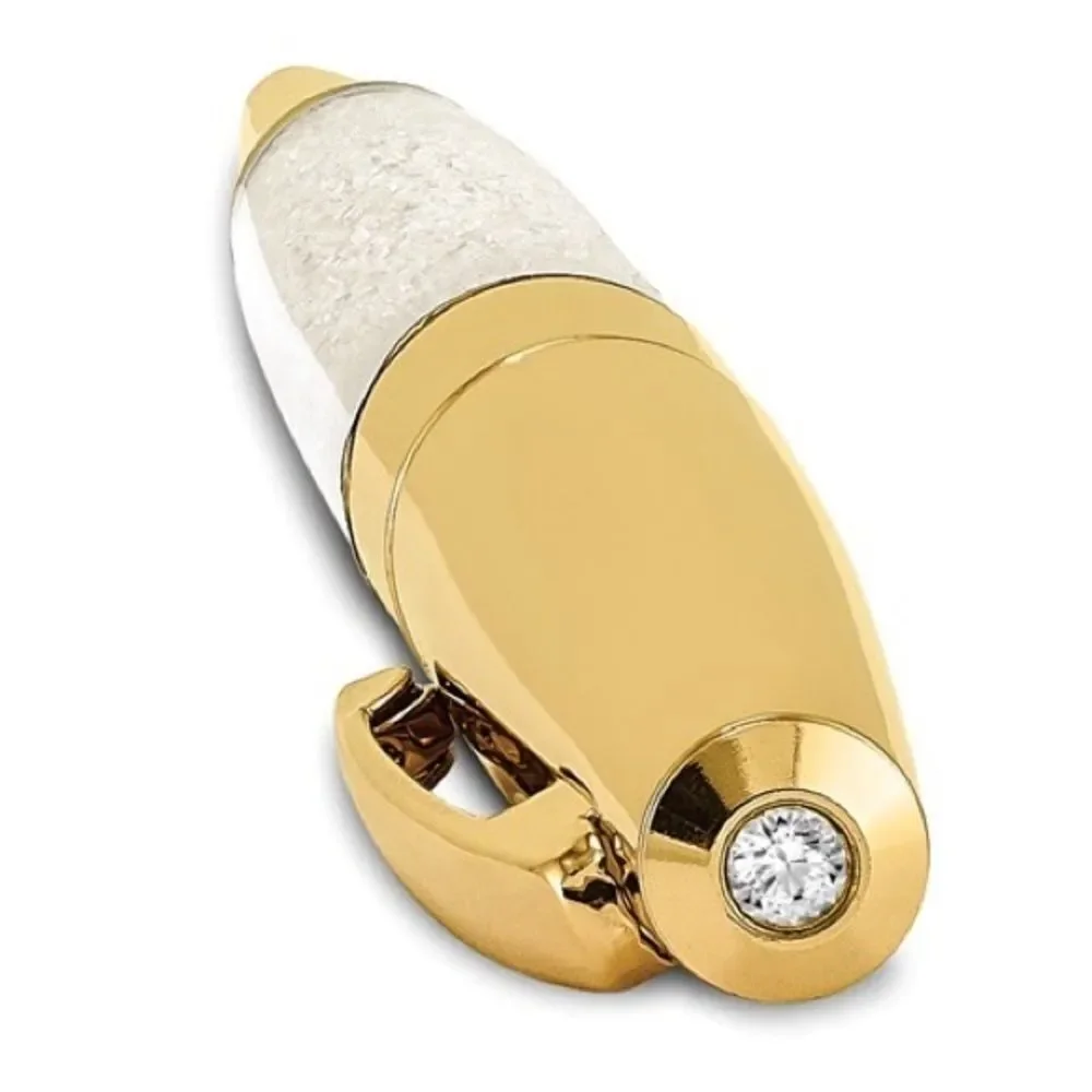 New Collectible Gold Tone Pen with Crystals